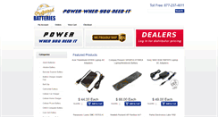 Desktop Screenshot of preferred-batteries.com